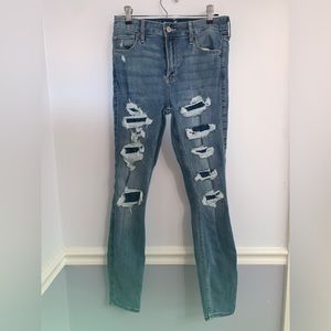 Hollister High Rise Super Skinny 5R Jeans
